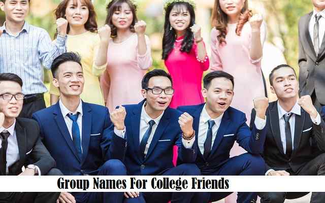 Group Names For College Friends