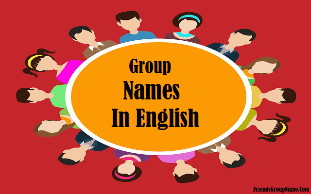 Group Names In English 