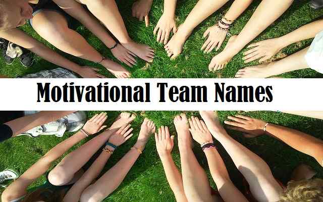 Motivational Team Names 2023 For Sales Fitness Business