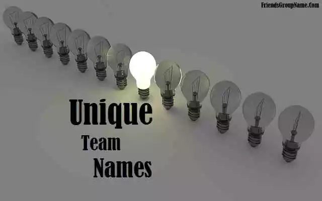 Unique Team Names