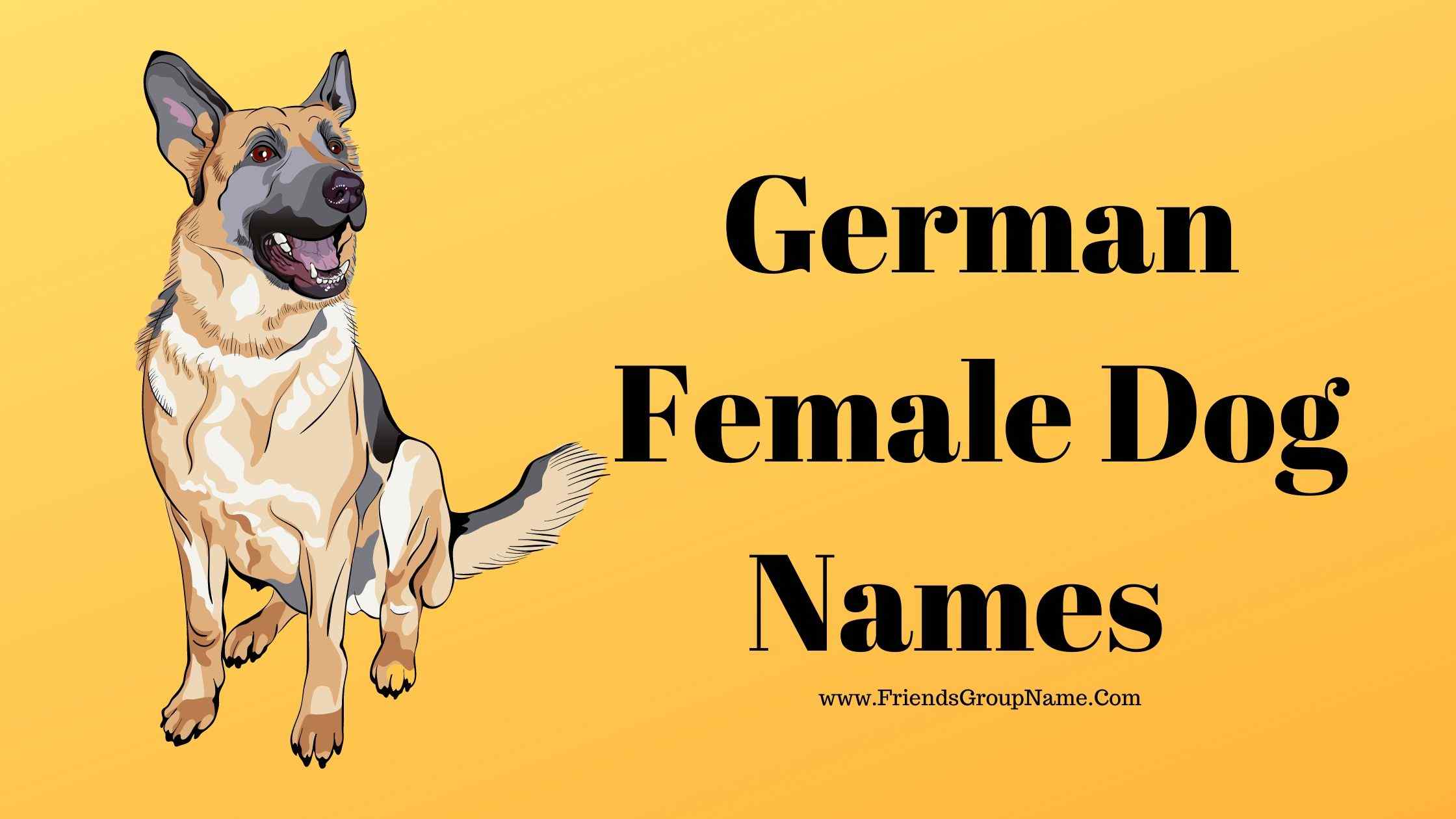 German Female Dog Names 2023 Best Funny Girl Puppy Names List