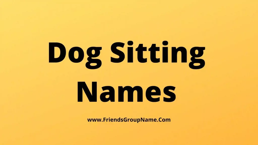 Dog Sitting Names【2023】 Best, Good & Catchy Pet Sitting Business Names ...