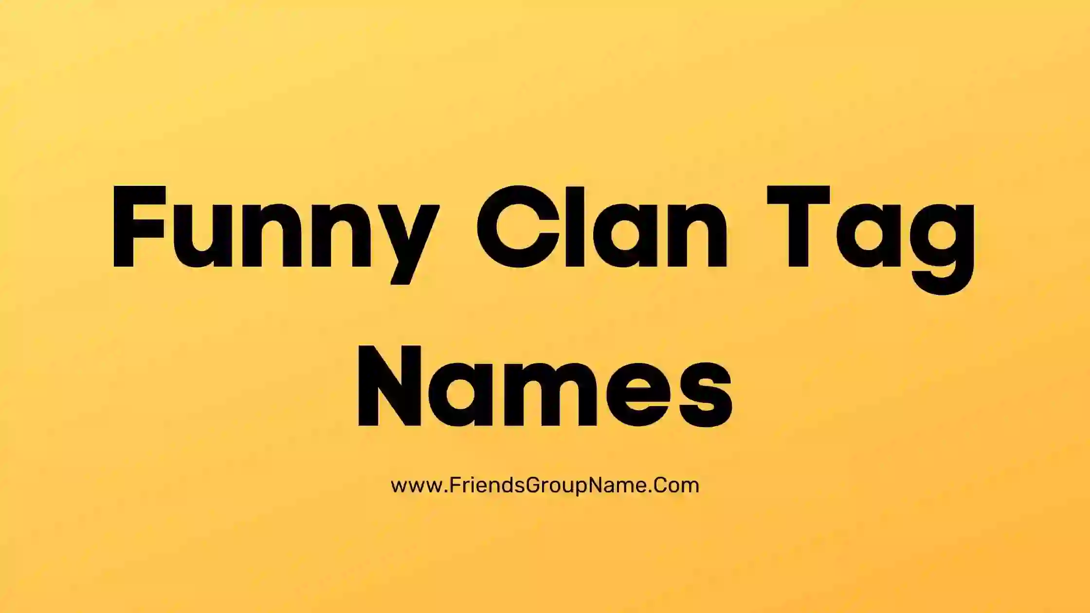 200 Funny Clan Tag Names 2024 Best Clever Good Cod Clan Tags Ideas