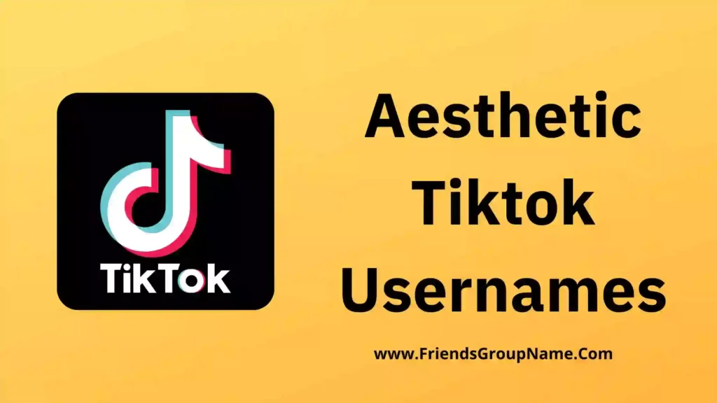 Aesthetic Tiktok Usernames 2025