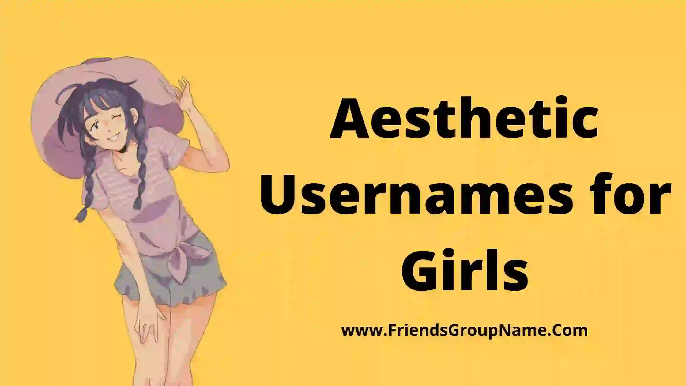 Aesthetic Usernames for Girls