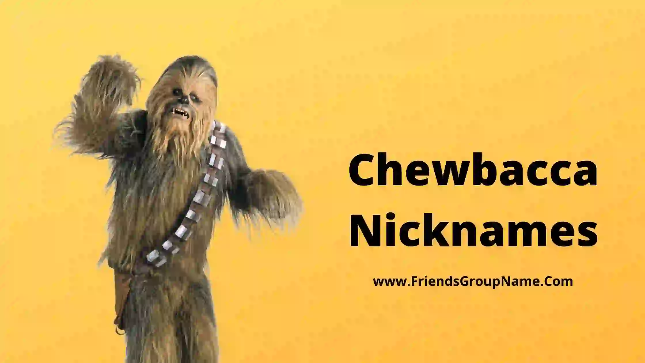 Chewbacca Nicknames