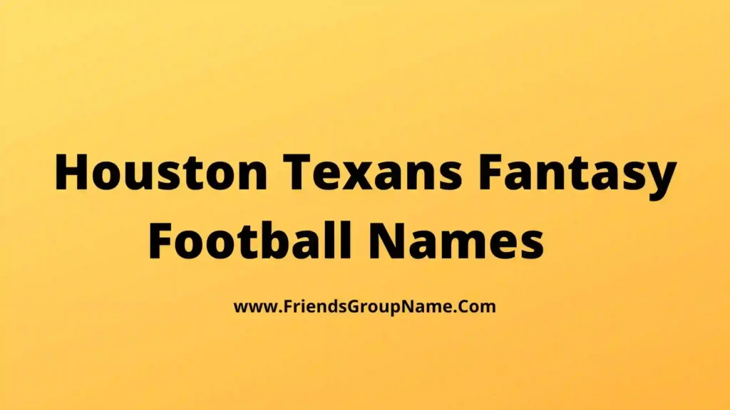 houston-texans-fantasy-football-names-2024-best-funny-fantasy