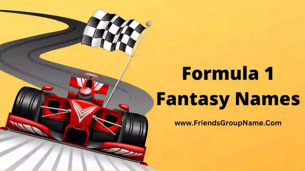 Formula 1 Fantasy Names 2024