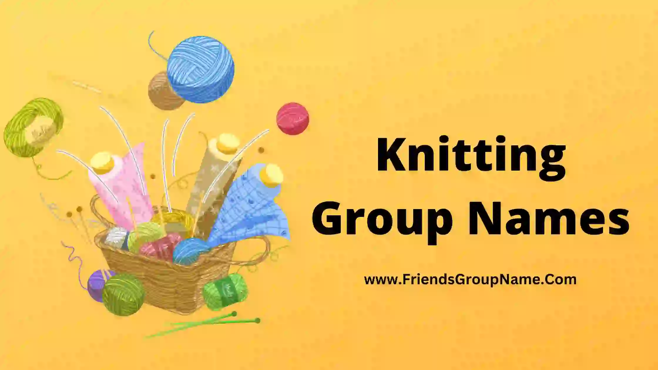 Knitting Group Names