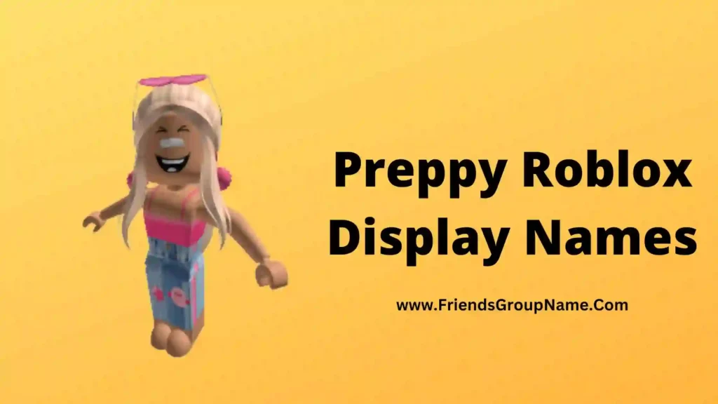 What Are Some Preppy Roblox Display Names