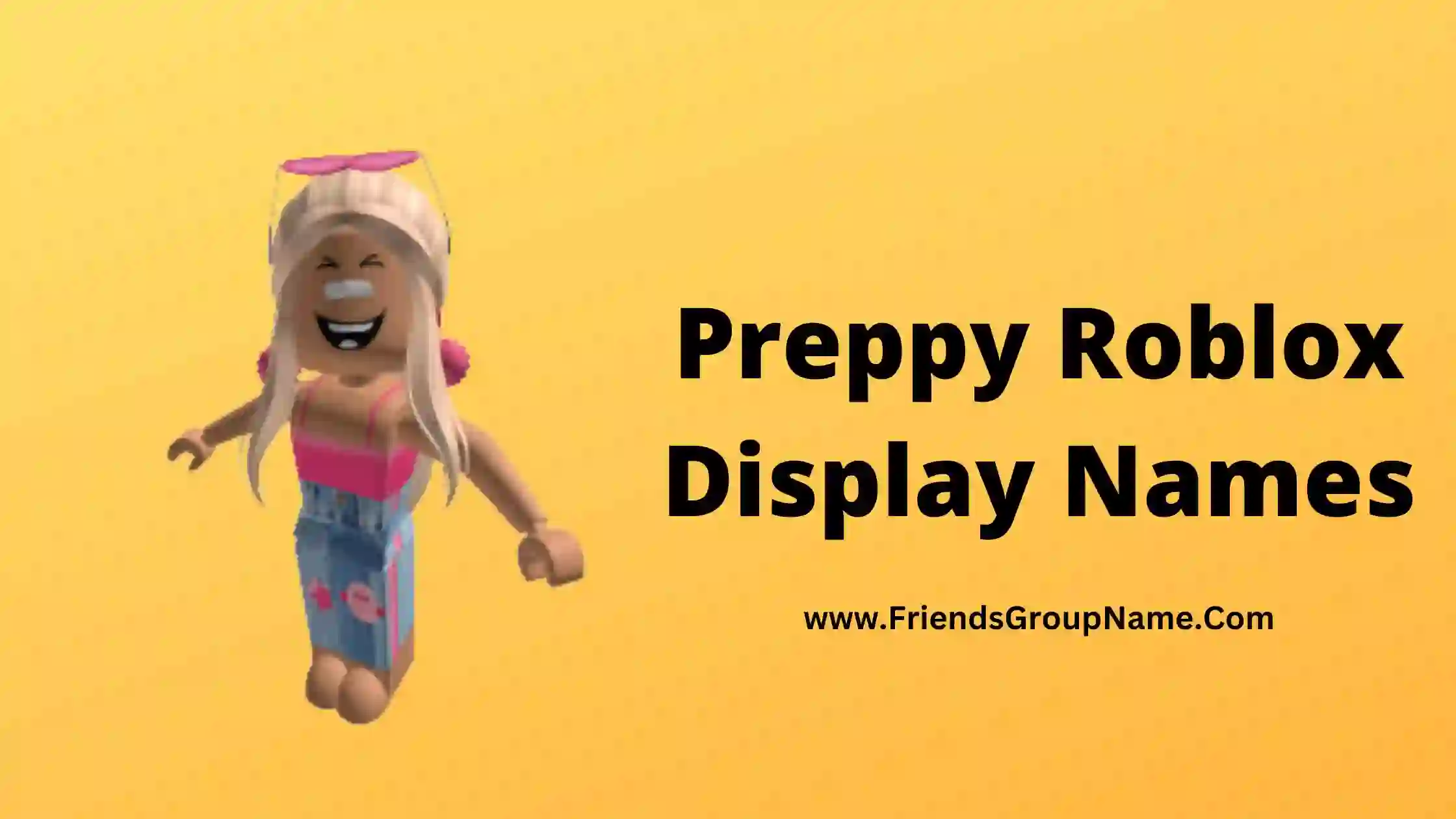 Preppy Roblox Display Names