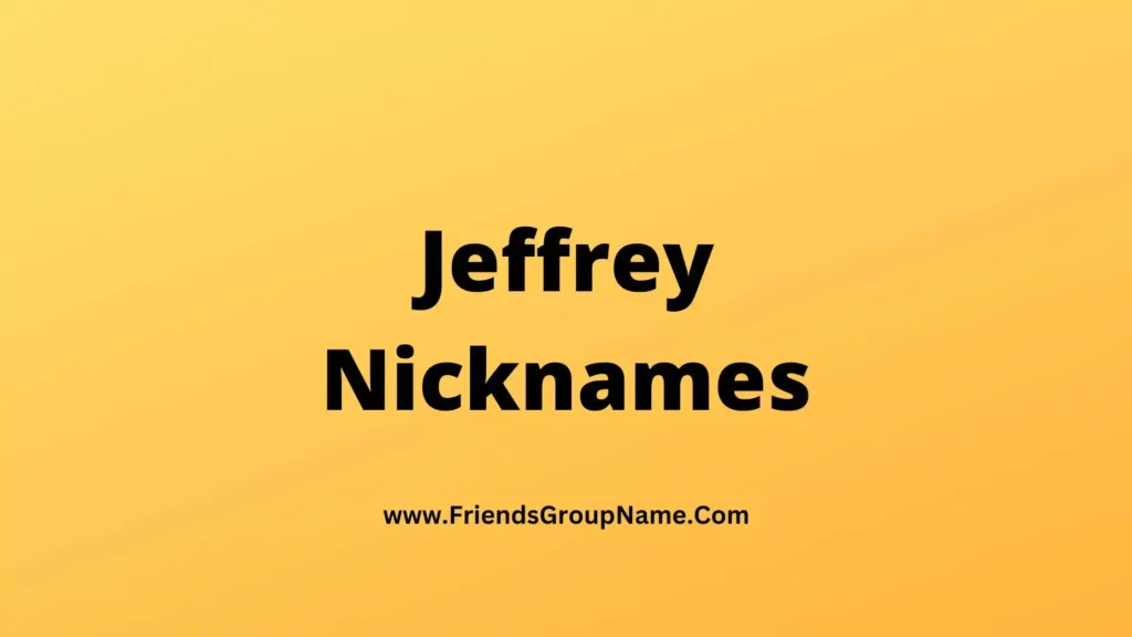 JEFFREY MEANING ORIGIN NICKNAMES POPULARITY visual data 2
