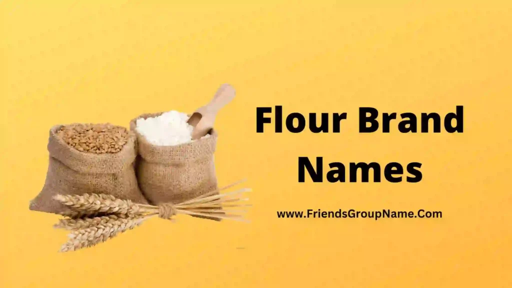 Flour Brand Names【2024】Best, Funny & Good Names For Flour Brand