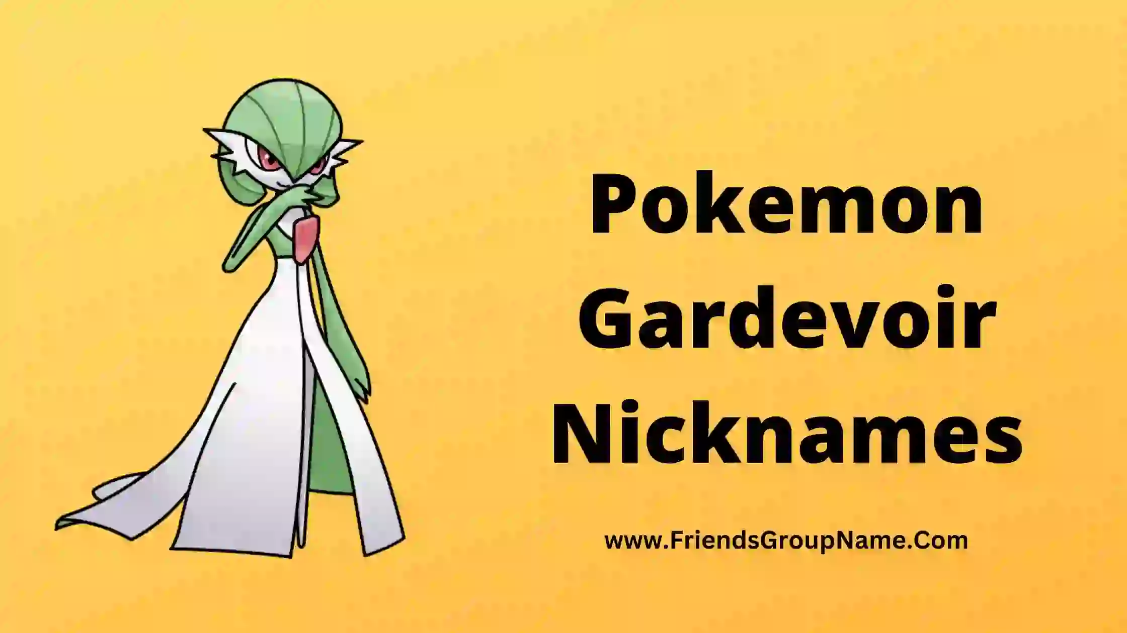 Pokemon Gardevoir Nicknames